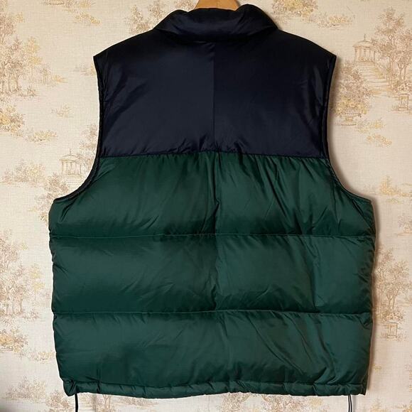 Eddie Bauer Ebtek Forest Green & Black Goose Down Insulated Vest Size XL - Picture 4 of 6